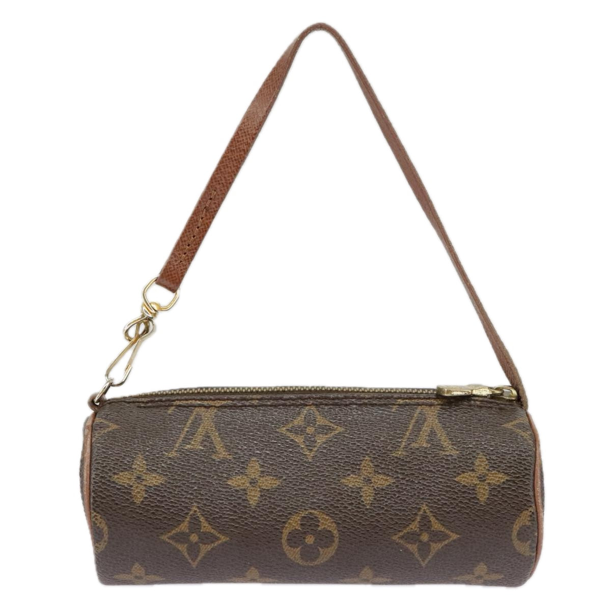 LOUIS VUITTON Monogram Papillon Pouch LV Auth 99943