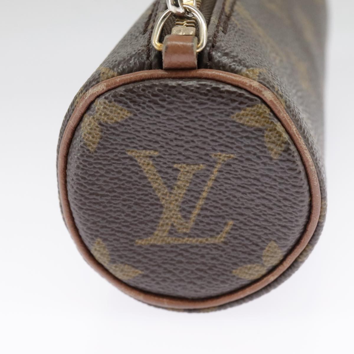 LOUIS VUITTON Monogram Papillon Pouch LV Auth 99943