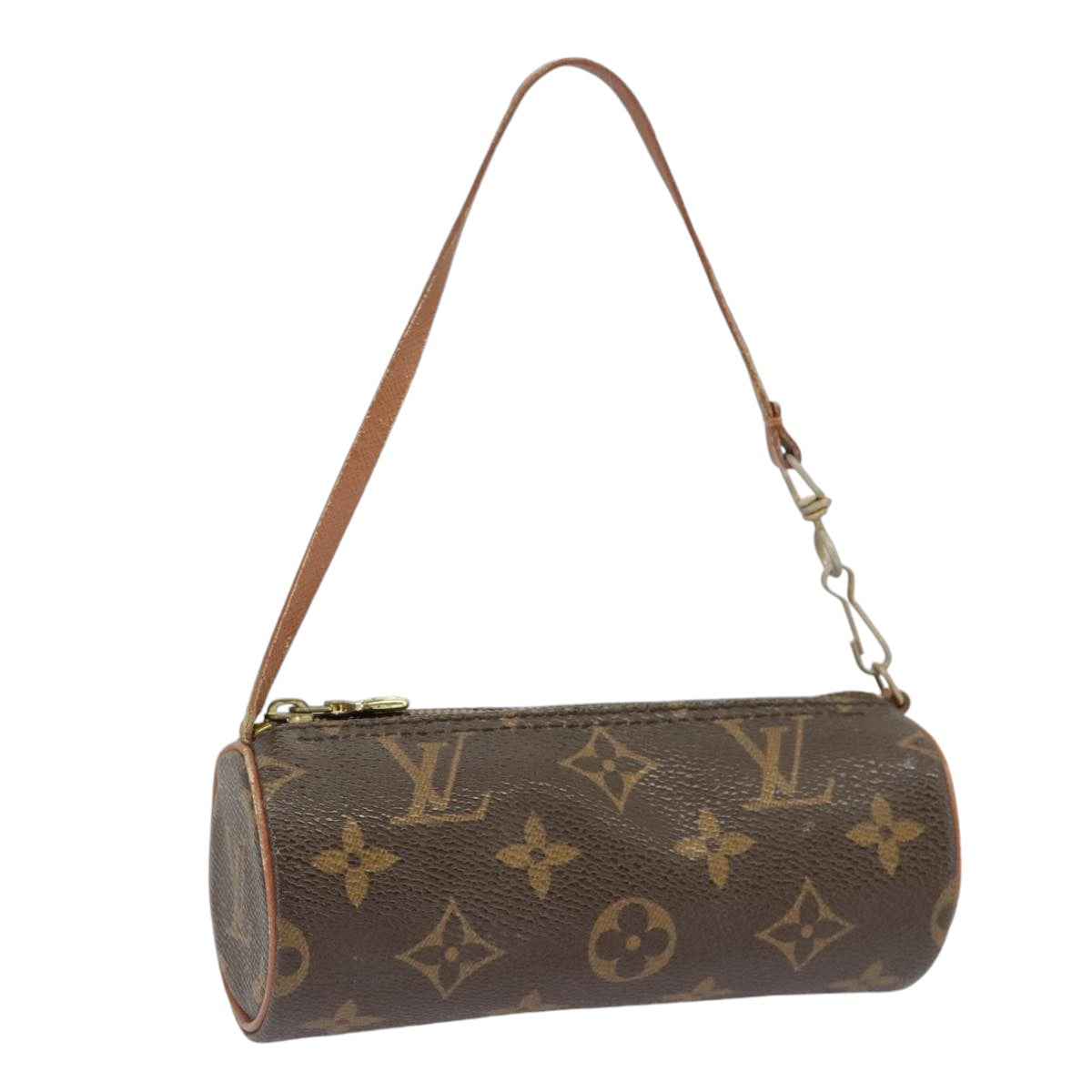 LOUIS VUITTON Monogram Papillon Pouch LV Auth 99946