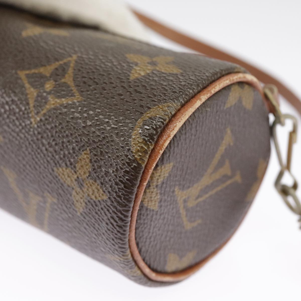 LOUIS VUITTON Monogram Papillon Pouch LV Auth 99946