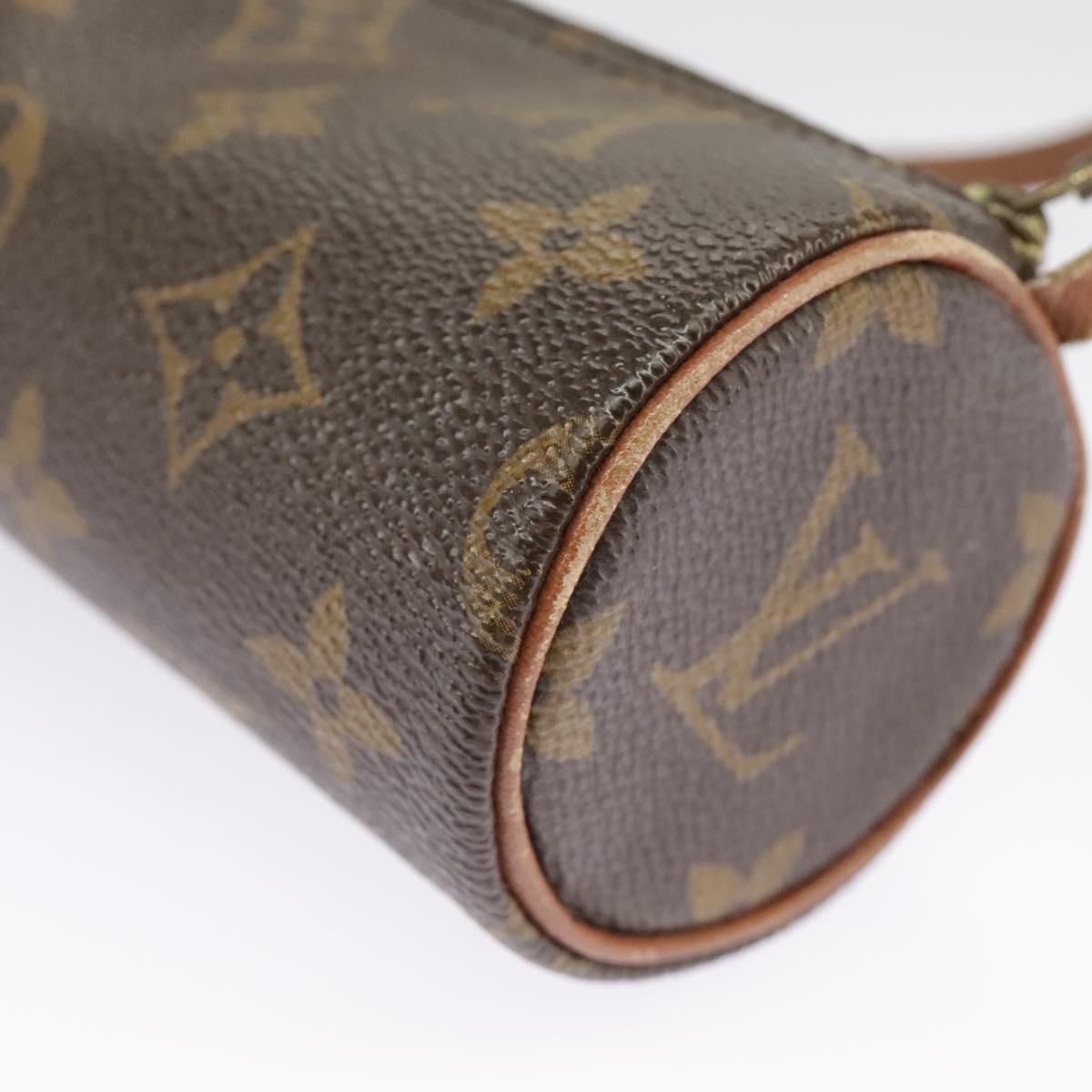 LOUIS VUITTON Monogram Papillon Pouch LV Auth 99946