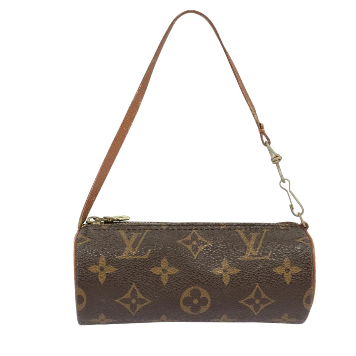 LOUIS VUITTON Monogram Papillon Pouch LV Auth 99946