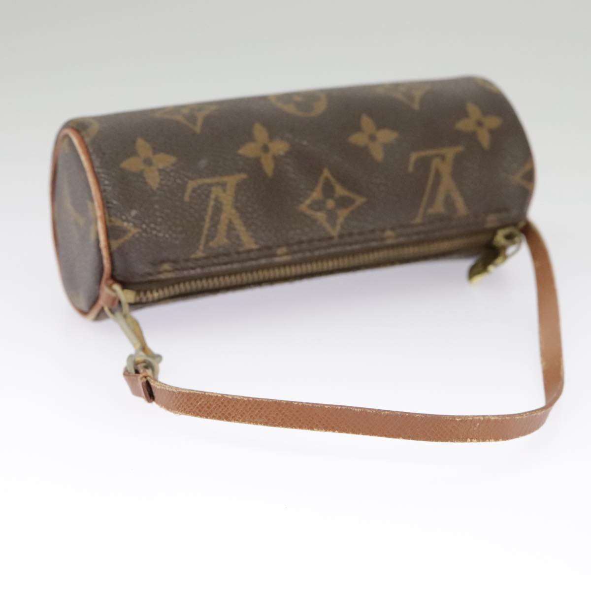 LOUIS VUITTON Monogram Papillon Pouch LV Auth 99946