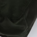 PRADA Hand Bag Nylon Green Auth 99953-14