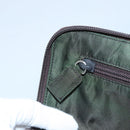 PRADA Hand Bag Nylon Green Auth 99953-27