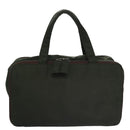 PRADA Hand Bag Nylon Green Auth 99953-2