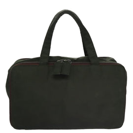 PRADA Hand Bag Nylon Green Auth 99953 - 0
