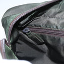 PRADA Hand Bag Nylon Green Auth 99953-31