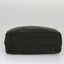 PRADA Hand Bag Nylon Green Auth 99953-5