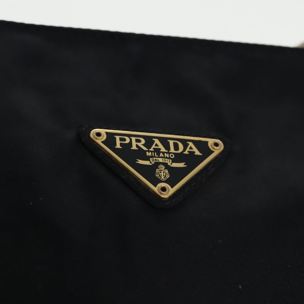 PRADA Hand Bag Nylon Navy Auth 99955