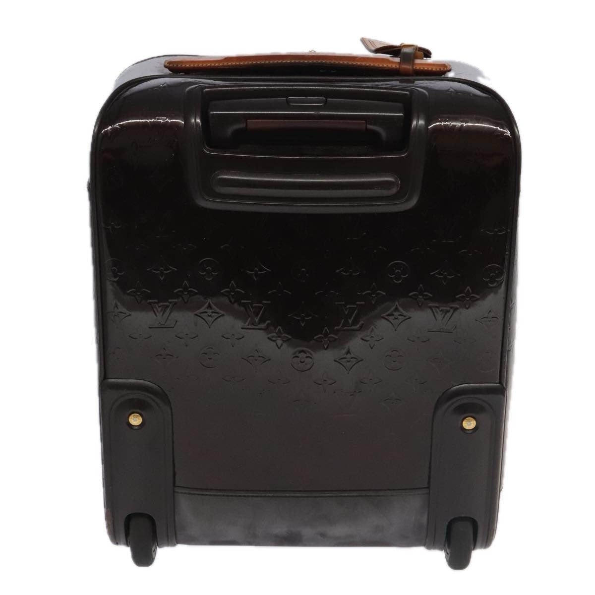 LOUIS VUITTON Monogram Vernis Pegas 45 Suitcase Amarante M91277 LV Auth 99969 - 0