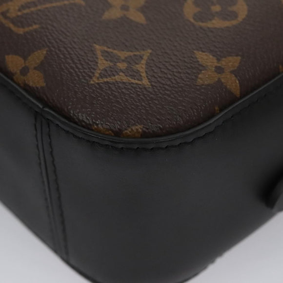 LOUIS VUITTON Monogram Saintonge Shoulder Bag Black M43555 LV Auth 99976SA