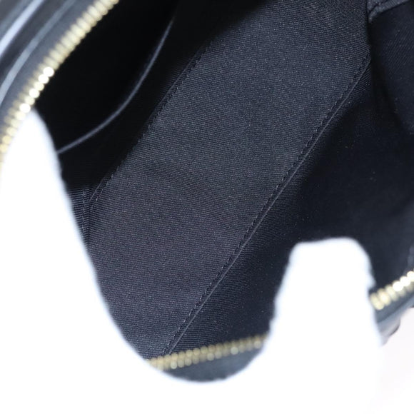 LOUIS VUITTON Monogram Saintonge Shoulder Bag Black M43555 LV Auth 99976SA