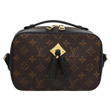 LOUIS VUITTON Monogram Saintonge Shoulder Bag Black M43555 LV Auth 99976SA - 0