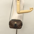 LOUIS VUITTON Monogram Saintonge Shoulder Bag Black M43555 LV Auth 99976SA-24
