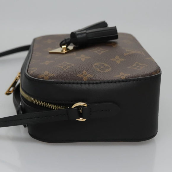 LOUIS VUITTON Monogram Saintonge Shoulder Bag Black M43555 LV Auth 99976SA