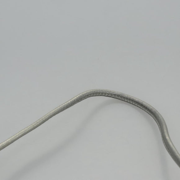 LOEWE Fringe Shoulder Bag Leather Silver tone Auth 99979