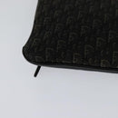 Christian Dior Trotter Canvas Shoulder Bag Black Auth 99984-15