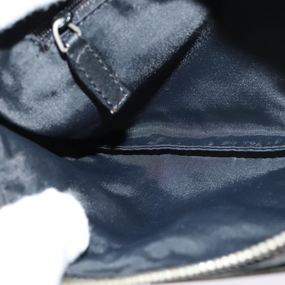 Christian Dior Trotter Canvas Shoulder Bag Black Auth 99984