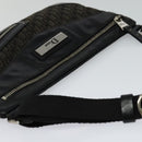 Christian Dior Trotter Canvas Shoulder Bag Black Auth 99984-6
