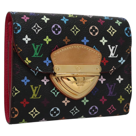 LOUIS VUITTON Monogram Multicolor Portefeuille Joy Geldbörse M60282 LV Auth 99985V
