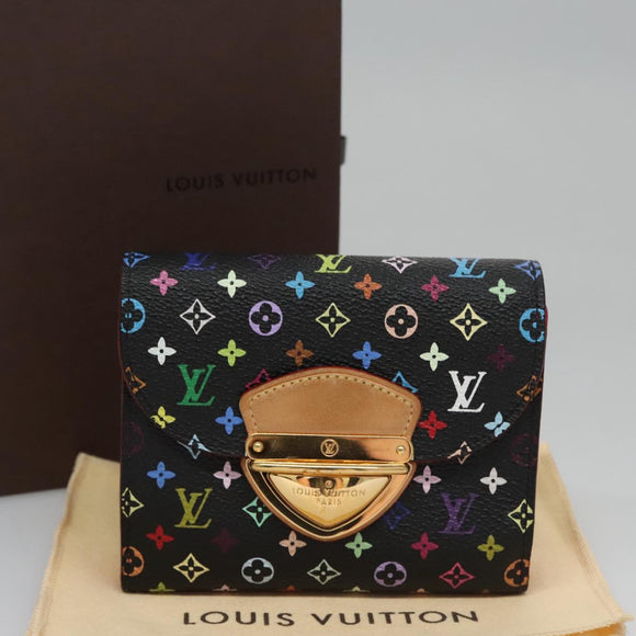 LOUIS VUITTON Monogram Multicolor Portefeuille Joy Geldbörse M60282 LV Auth 99985V