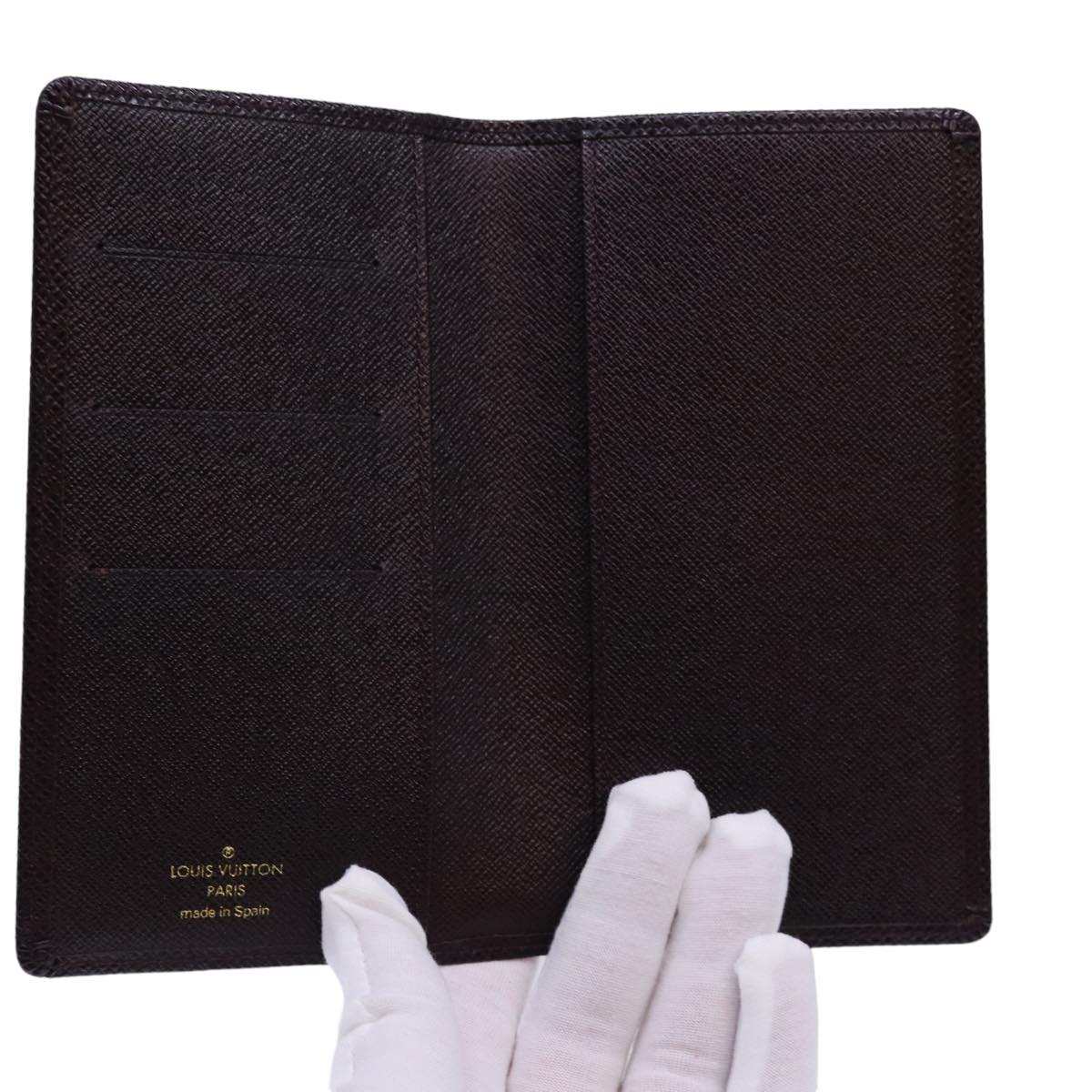 LOUIS VUITTON Taiga Agenda Posh Day Planner Cover Acajou R20415 LV