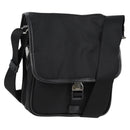 PRADA Shoulder Bag Nylon Black Silver Auth am8599V-1