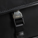 PRADA Shoulder Bag Nylon Black Silver Auth am8599V-20