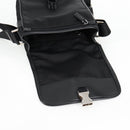 PRADA Shoulder Bag Nylon Black Silver Auth am8599V-9