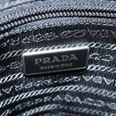 PRADA Shoulder Bag Nylon Black Silver Auth am8599V-23