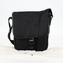 PRADA Shoulder Bag Nylon Black Silver Auth am8599V-12
