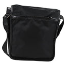 PRADA Shoulder Bag Nylon Black Silver Auth am8599V-2