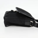 PRADA Shoulder Bag Nylon Black Silver Auth am8599V-4