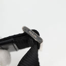 PRADA Shoulder Bag Nylon Black Silver Auth am8599V-8
