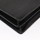 LOUIS VUITTON Epi Serviette Ambassador Business Bag Black M54412 LV Auth BA8580-8