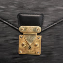 LOUIS VUITTON Epi Serviette Ambassador Business Bag Black M54412 LV Auth BA8580-9