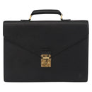 LOUIS VUITTON Epi Serviette Ambassador Business Bag Black M54412 LV Auth BA8580-13