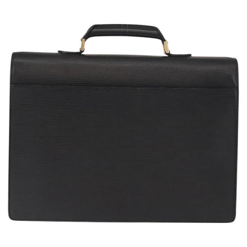 LOUIS VUITTON Epi Serviette Ambassador Business Bag Black M54412 LV Auth BA8580 - 0