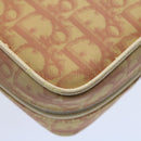Christian Dior Trotter Canvas Pouch Pink Auth bs8817-16