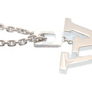 LOUIS VUITTON Pandantif LV XL Necklace White Gold Diamond Q93821 Auth 27695SM-7