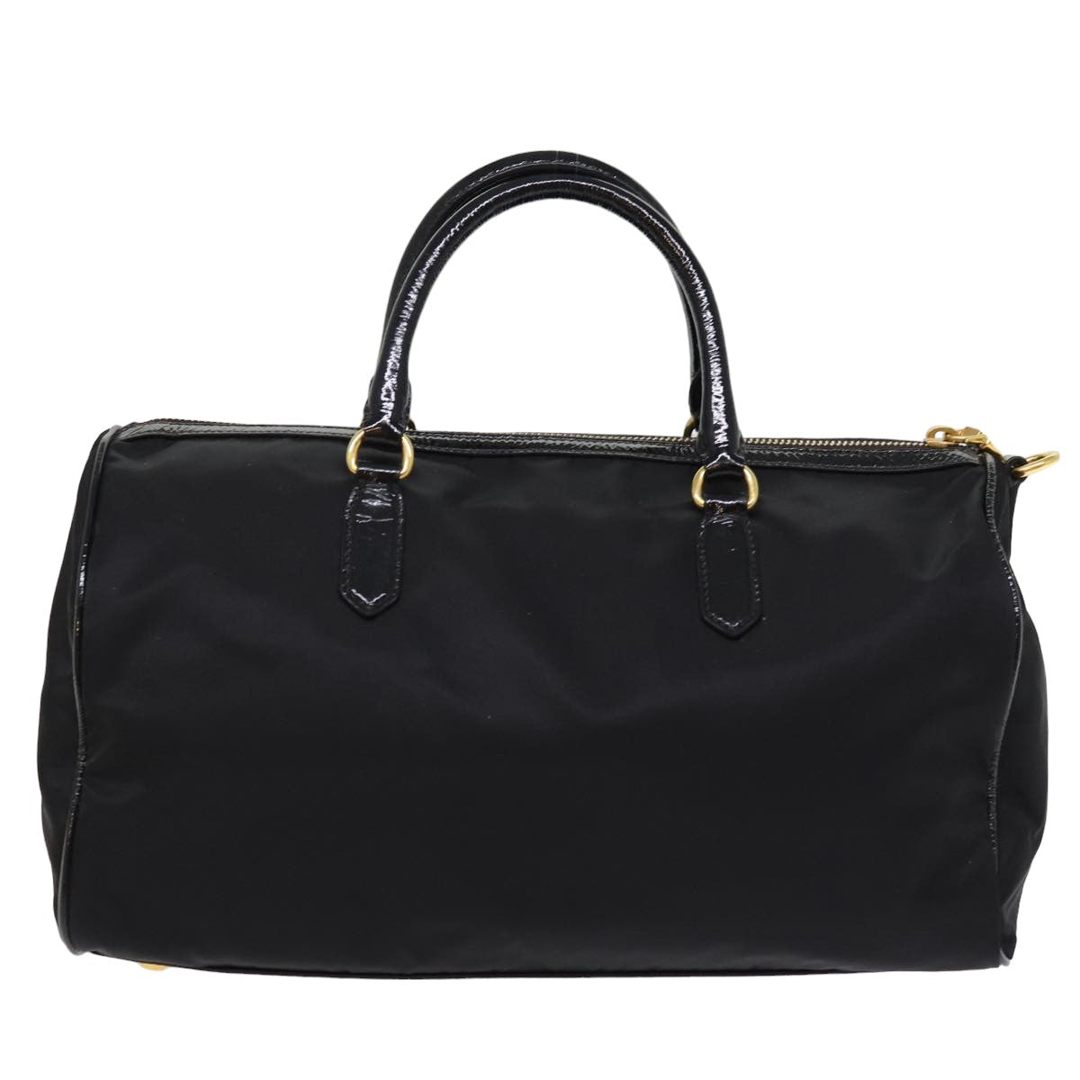PRADA Hand Bag Nylon Black Auth yk12896 - 0