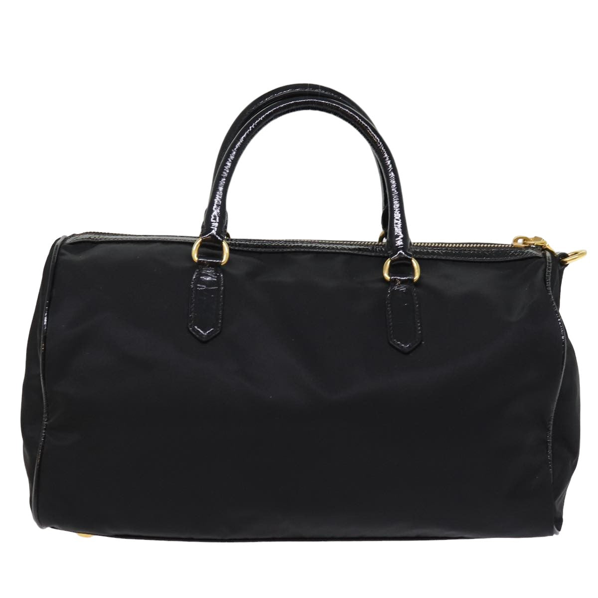 PRADA Hand Bag Nylon Black Auth yk12896