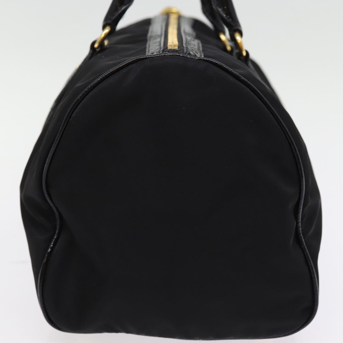 PRADA Hand Bag Nylon Black Auth yk12896