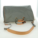 LOUIS VUITTON Titanium Keepall Bandouliere 50 Bag Gray M43886 LV Auth YKZ839SM-8