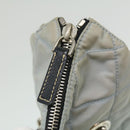 PRADA Chain Shoulder Bag Nylon Light Blue Auth ac1036-9