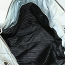 PRADA Chain Shoulder Bag Nylon Light Blue Auth ac1036-10