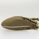 GUCCI Sherry Line Shoulder Bag Canvas Gold Auth ac1764-3