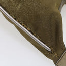 GUCCI Sherry Line Shoulder Bag Canvas Gold Auth ac1764-5