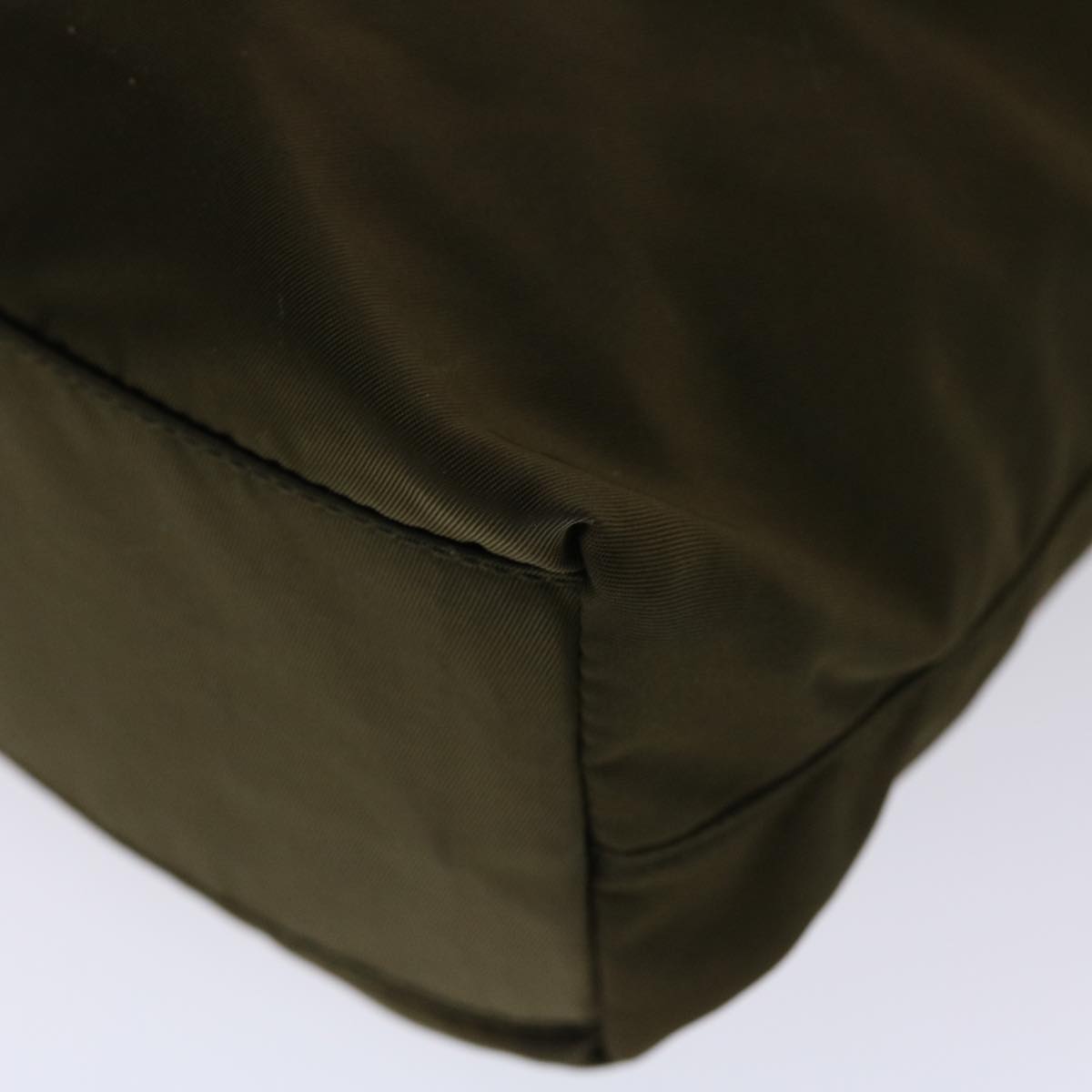 PRADA Shoulder Bag Nylon Green Auth ac2031